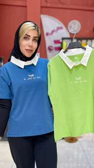 تی‌شرت یقه دار