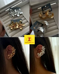گوشواره فانتزی زنانه بزرگ دفرمه