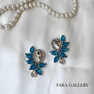گوشواره سنگی آبی