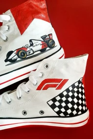 کفش ایرفورس کاستوم طرح نایک Formula One
