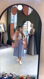 شومیز دولایه خنک کتان