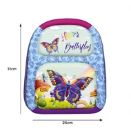 کوله پشتی مدرسه‌ای دخترانه مدل Butterfly