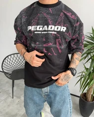 تیشرت کاستوم PEGADOR رنگ مشکی