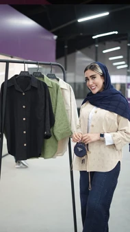 شومیز جلودکمه لینن