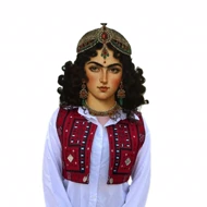 جلیقه سوزندوزی ایینه کاری
