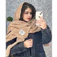 شال تدی زمستانه (شال گردن تدی)