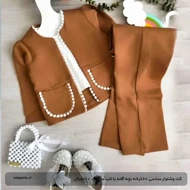 کت و شلوارمجلسی دخترانه بچه گانه با تاب