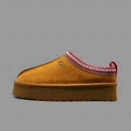 اسلیپر آگ پلتفرم فندقی Ugg Slipper Platform Chestnut