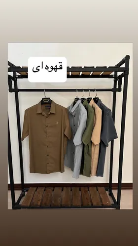 پیراهن کتان آستین کوتاه بدون جیب 2399