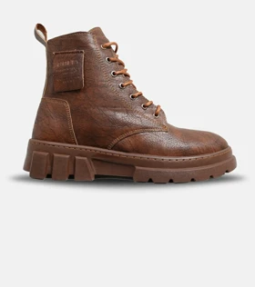 بوت ساق‌دار مردانه قهوه ای سوخته Timberland