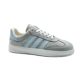 کفش و کتانی زنانه و دخترانه مدل آدیداس سامبا ADIDAS_SAMBA رنگ طوسی