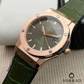 ساعت هابلوت مردانه / ساده بند چرمی / در چند رنگ مختلف