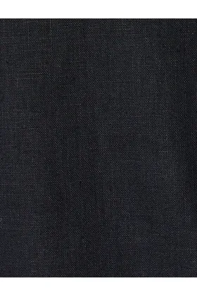 جیب آستین کوتاه پیراهن کتانی با جزئیات 4SAM60261HW