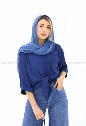 شومیز گره‌ای nrکد1002599