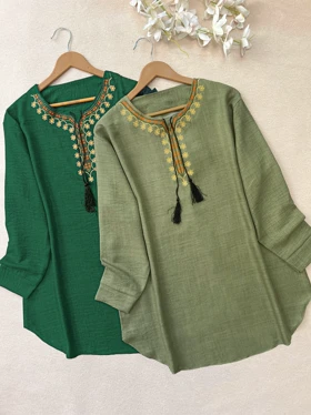 شومیز گلدوزی