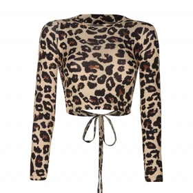 نیم‌تنه زنانه پپا مدل Leopard