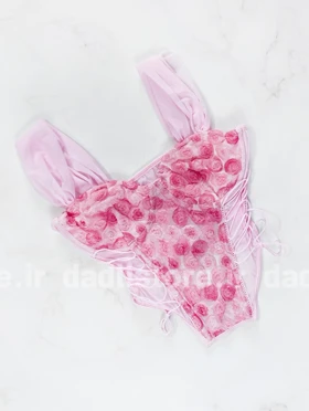 کراپ تاپ مجلسی گیپور گل برجسته
