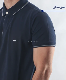 تیشرت یقه دار ساده مردانه 2842