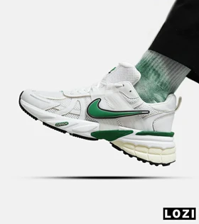 کفش کتانی مردانه و زنانه سفید سبز Nike cushlon