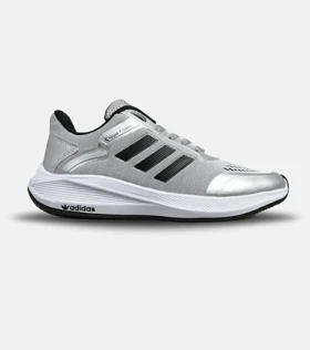 کفش کتانی مردانه طوسی مشکی ADIDAS CLOUD Foam