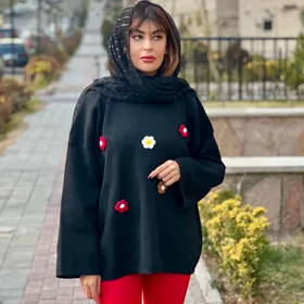 بافت پینترستی گل مشکی