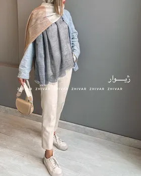 شال نخ لینن وارداتی