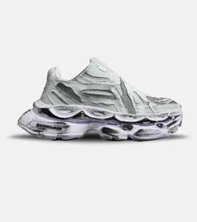 کفش کتانی مردانه و زنانه سفید طوسی Balenciaga