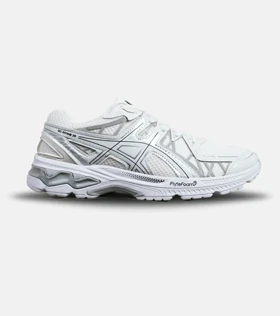 کفش کتانی مردانه سفید طوسی ASICS KAYANO 20