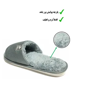 دمپایی حوله ای مردانه نیکتا مدل M-56 کد RS-GY-211