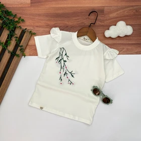 تیشرت گلدوزی دخترانه رنج3و8سال