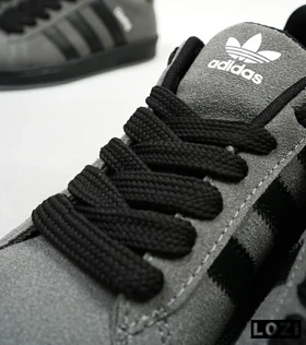 کفش کتانی مردانه طوسی مشکی ADIDAS Campus