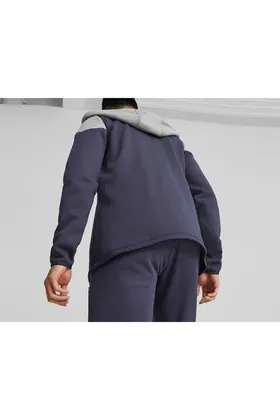 کاپشن مردانه کژوالز کلاهدار Jkt 65798706 آبی سرمه ای 65798703
