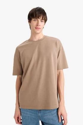 آستین کوتاه دوچرخه با قالب گسترده OVOVERIZ پارچه های سنگین اساسی T -shirt X3926AZ25SP X3926AZ25SP