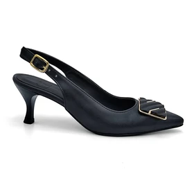 کفش مجلسی زنانه پاشنه‌دار 5 سانت مدل 400944 _ sandal valentino