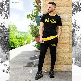 ست تیشرت و شلوار مردانه Fendi