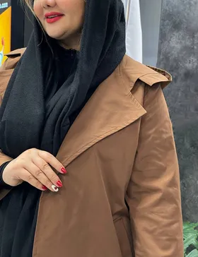 بارانی بلند شاپرک کد : 002240
