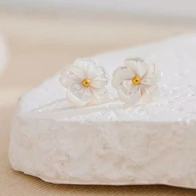 سرویس طرح گل سفید استیل