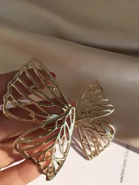 گوشواره زنانه بال پروانه کد 87