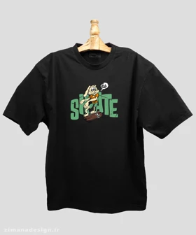 تیشرت لش مردانه و زنانه مدل مدل SKATE ALL DAY