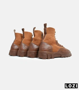 بوت ساق‌دار مردانه قهوه ای آجری Timberland