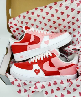 کفش اسپرت کاستوم کتانی نایک nike ایرفورس air force تک سایز