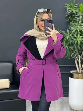 کاپشن سیلیکونی یقه دوبل
