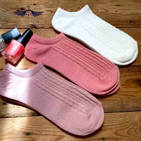 جوراب قوزکی نود طرح بافت گندمی شایسته