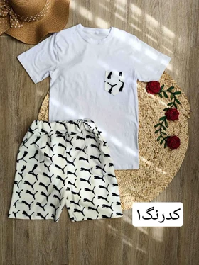ست تیشرت و شلوارک 790