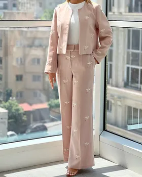کت و شلوار گلدوزی