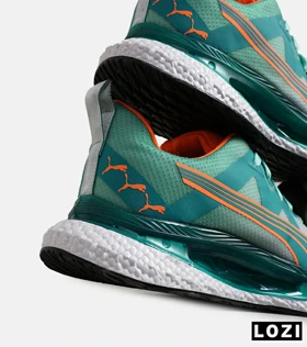 کفش کتانی ورزشی سفید سبز نارنجی مردانه و زنانه PUMA