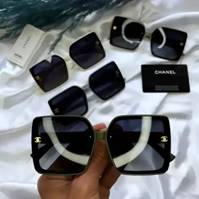 عینک آفتابی زنانه Chanel پلاریزه و uv400 همراه با کاور و دستمال اشانتیون