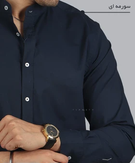 پیراهن مردانه آستین بلند یقه دیپلمات 1619
