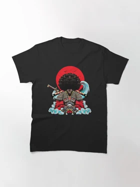 تیشرت لانگ انیمه AFRO SAMURAI افرو سامورایی Afro Samurai - Retro Vintage logo