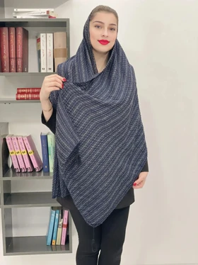 شال پلیسه آرورا با لمه‌های درخشان